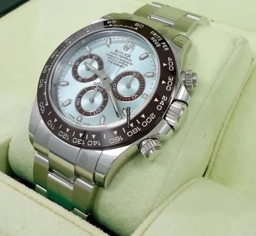 Remarkable Replica Rolex Daytona 116506 Caliber 4130 Automatic Movement 40mm Platinum Case Watch - Image 9