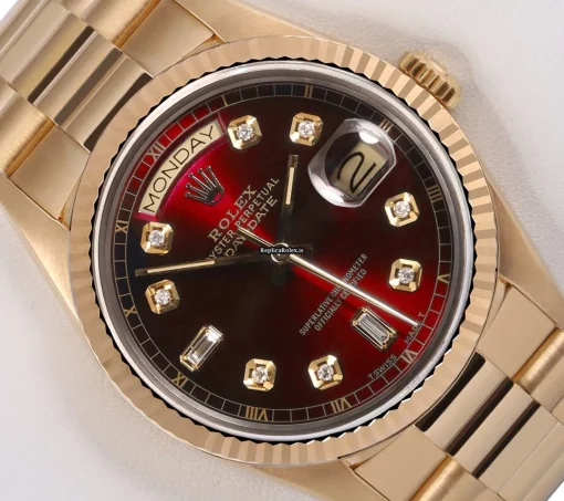 Incredible Fake Rolex Day-date 36 18038 Automatic Movement 36mm Yellow Gold Case Mens/unisex Watch