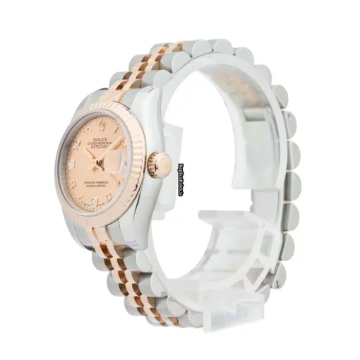 Great Replica Rolex Lady-datejust 179171 Caliber 2235 Automatic Movement 26mm Gold/steel Case Womens Watch - Image 2