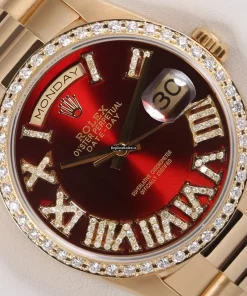 Beautiful Replica Rolex Day-date 36 18238 Automatic Movement 36mm Yellow Gold Case Mens/unisex Watch