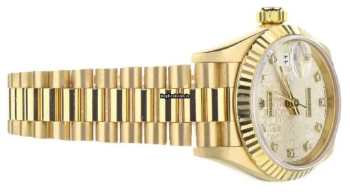 Aaa Replica Rolex Lady-datejust 69178 Automatic Movement 26mm Yellow Gold Case Womens Watch - Image 4