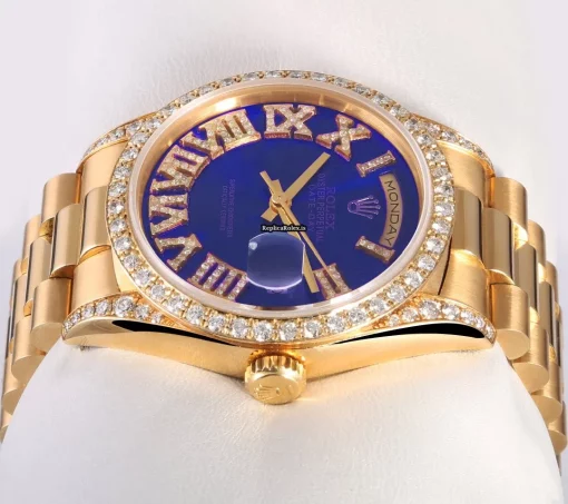 Popular Replica Rolex Day-date 36 18038 Automatic Movement 36mm Yellow Gold Case Mens/unisex Watch - Image 3
