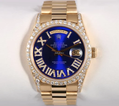 Popular Replica Rolex Day-date 36 18038 Automatic Movement 36mm Yellow Gold Case Mens/unisex Watch - Image 4