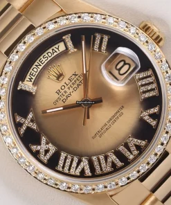 Marvellous Fake Rolex Day-date 36 18038 Automatic Movement 36mm Yellow Gold Case Mens/unisex Watch