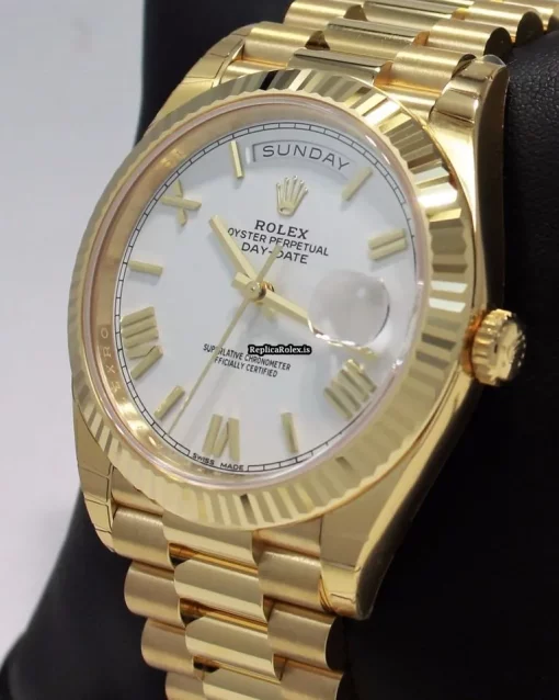 Lovely Replica Rolex Day-date 40 228238 Automatic Movement 40mm Yellow Gold Case Mens/unisex Watch - Image 4