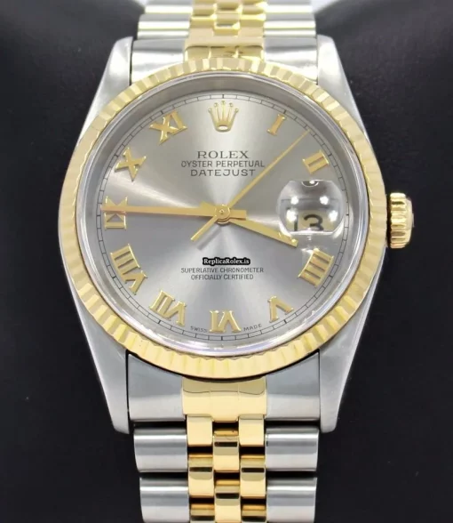 Luxury Fake Rolex Datejust 16233 Automatic Movement 36mm Steel Case Watch - Image 2