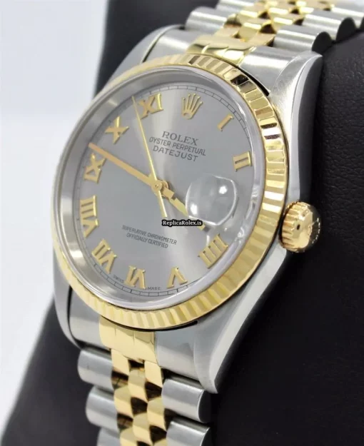 Luxury Fake Rolex Datejust 16233 Automatic Movement 36mm Steel Case Watch - Image 3