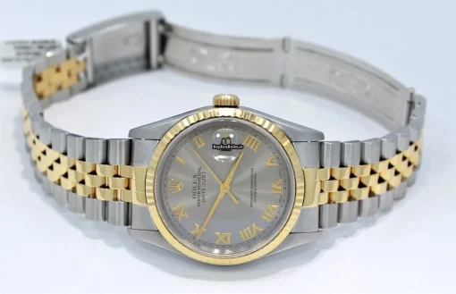Luxury Fake Rolex Datejust 16233 Automatic Movement 36mm Steel Case Watch - Image 6