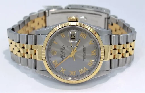 Luxury Fake Rolex Datejust 16233 Automatic Movement 36mm Steel Case Watch - Image 7