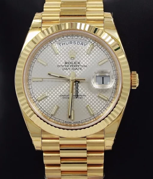 Lovely Replica Rolex Day-date 40 228238 Automatic Movement 40mm Yellow Gold Case Mens/unisex Watch - Image 3