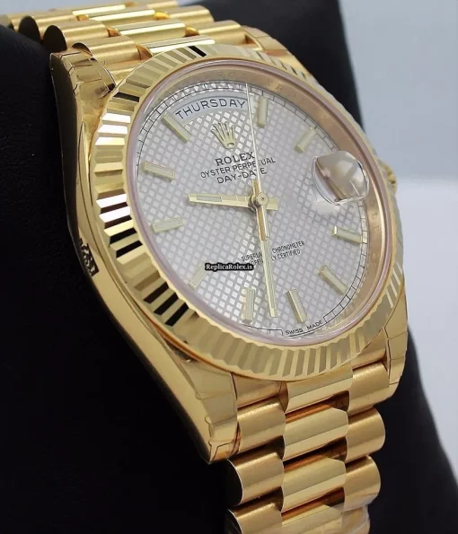 Lovely Replica Rolex Day-date 40 228238 Automatic Movement 40mm Yellow Gold Case Mens/unisex Watch - Image 5