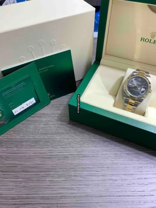 Top Fake Rolex Datejust 126333 Caliber 3235 Automatic Movement 41mm Steel Case Mens/unisex Watch - Image 3