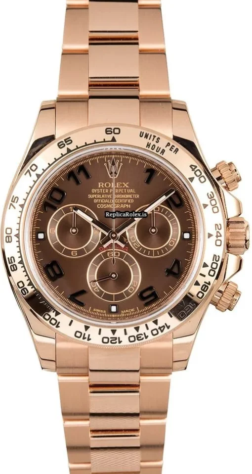 Popular Replica Rolex Daytona 116505 Caliber 4130 Automatic Movement 40mm Rose Gold Case Mens/unisex Watch