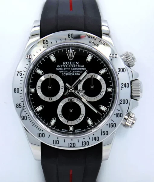 Discount Replica Rolex Daytona 116520 Caliber 4130 Automatic Movement 40mm Steel Case Mens/unisex Watch - Image 2