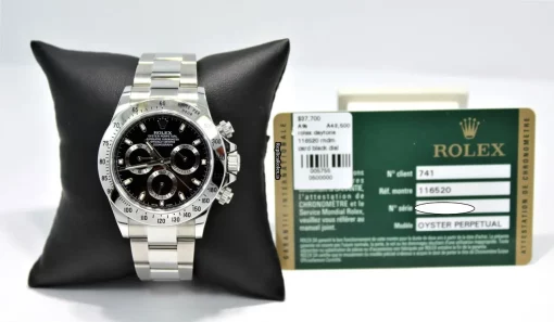 Discount Replica Rolex Daytona 116520 Caliber 4130 Automatic Movement 40mm Steel Case Mens/unisex Watch - Image 9