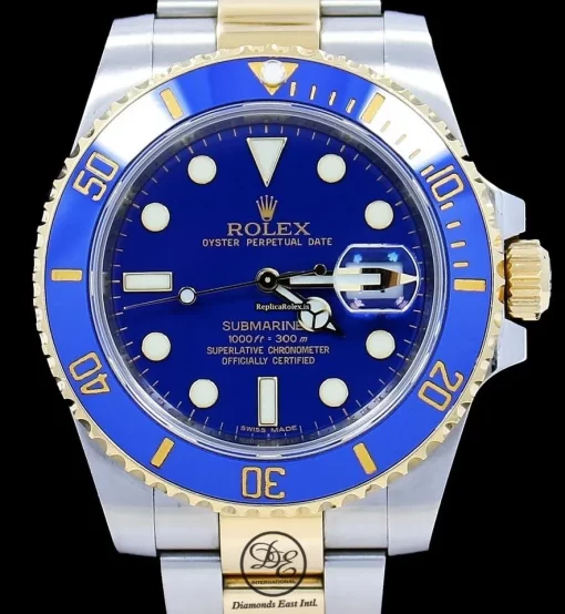 Incredible Replica Rolex Submariner Date 116613 Automatic Movement 40mm Gold/steel Case Watch