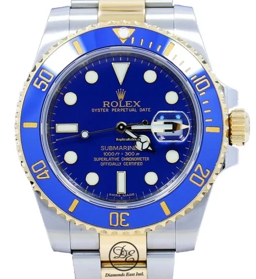 Incredible Replica Rolex Submariner Date 116613 Automatic Movement 40mm Gold/steel Case Watch - Image 3