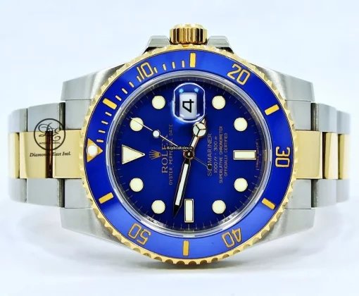 Incredible Replica Rolex Submariner Date 116613 Automatic Movement 40mm Gold/steel Case Watch - Image 6