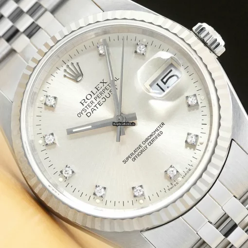 Quality Replica Rolex Datejust 16234 Caliber 3135 Automatic Movement 36mm Steel Case Mens/unisex Watch