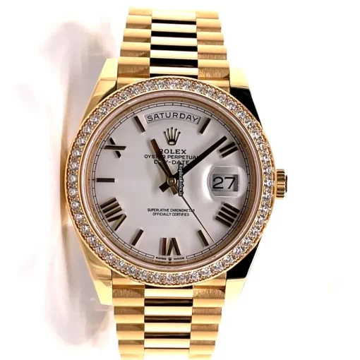 Quality Replica Rolex Day-date 40 228348rbr Caliber 3255 Automatic Movement 40x48mm Yellow Gold Case Mens/unisex Watch