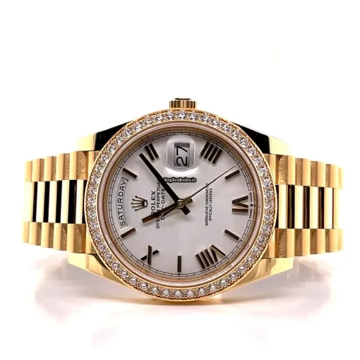 Quality Replica Rolex Day-date 40 228348rbr Caliber 3255 Automatic Movement 40x48mm Yellow Gold Case Mens/unisex Watch - Image 5