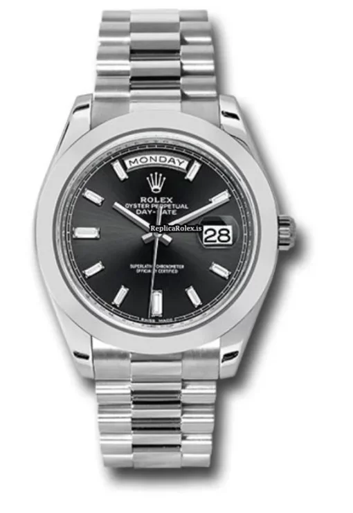 Swiss Replica Rolex Day-date 40 228206 Caliber 3255 Automatic Movement 40mm Platinum Case Mens/unisex Watch