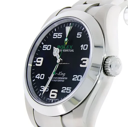 Luxury Replica Rolex Air King 116900 Caliber 3131 Automatic Movement 40mm Steel Case Mens/unisex Watch - Image 3