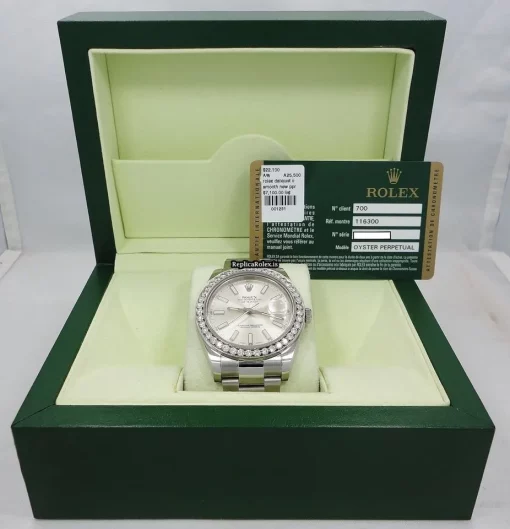 Fine Replica Rolex Datejust II 116300 Automatic Movement 41mm Steel Case Watch - Image 12