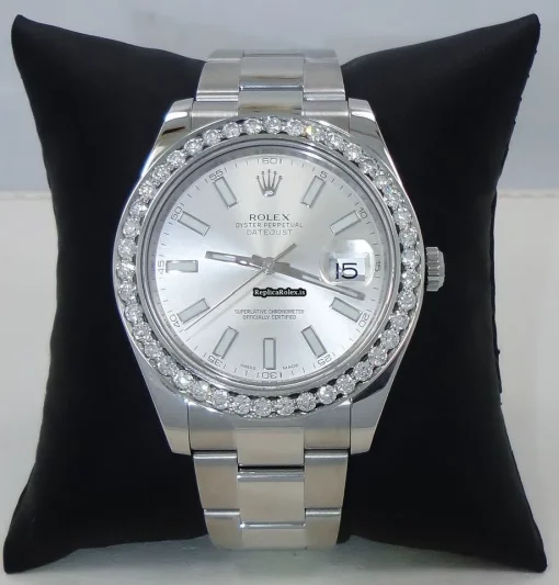 Fine Replica Rolex Datejust II 116300 Automatic Movement 41mm Steel Case Watch - Image 2