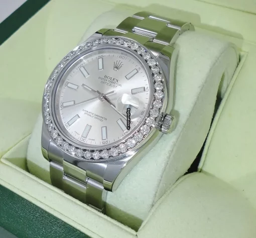 Fine Replica Rolex Datejust II 116300 Automatic Movement 41mm Steel Case Watch - Image 5