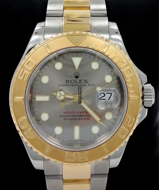 Mind-boggling Fake Rolex Yacht-master 40 16623 Automatic Movement 40mm Gold/steel Case Womens Watch - Image 2