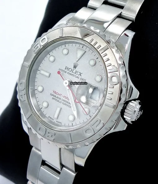Fine Replica Rolex Yacht-master 169622 Automatic Movement 29mm Steel Case Womens Watch - Image 4