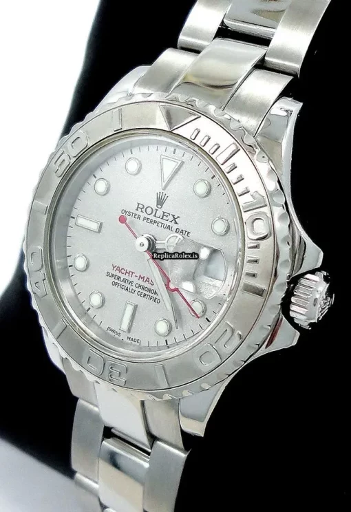 Fine Replica Rolex Yacht-master 169622 Automatic Movement 29mm Steel Case Womens Watch - Image 5