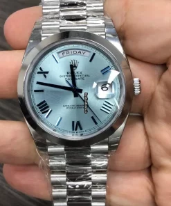 Exquisite Replica Rolex Day-date 40 228206 Caliber 3255 Automatic Movement 40x48mm Platinum Case Mens/unisex Watch