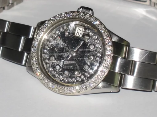 Incredible Knockoff Rolex Datejust Self Winding Automatic 26mm Steel Case Womens Watch - Image 3