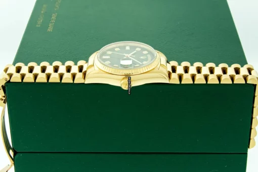 Wonderful Replica Rolex Day-date 36 18038 Caliber 3055 Automatic Movement 36mm Yellow Gold Case Mens/unisex Watch - Image 7