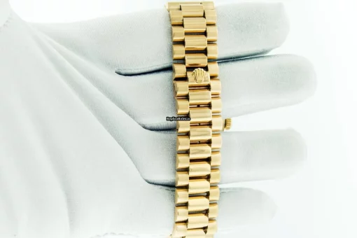Wonderful Replica Rolex Day-date 36 18038 Caliber 3055 Automatic Movement 36mm Yellow Gold Case Mens/unisex Watch - Image 9