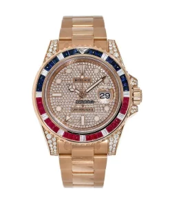 Mind-boggling Fake Rolex Gmt-master II 126755saru Automatic Movement 40mm Rose Gold Case Mens/unisex Watch