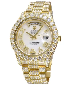Attractive Replica Rolex Day-date II Self Winding Automatic 41mm Yellow Gold Case Mens/unisex Watch