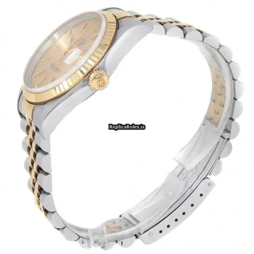 Luxury Replica Rolex Datejust 16233 Automatic Movement 36mm Gold/steel Case Mens/unisex Watch - Image 2