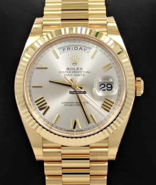 Fantastic Fakes Rolex Day-date 40 228238 Automatic Movement 40mm Yellow Gold Case Mens/unisex Watch - Image 7
