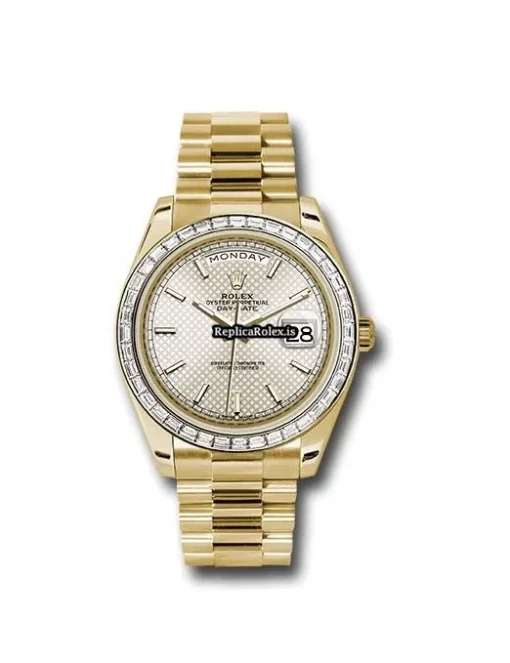 Great Replica Rolex Day-date 40 228398tbr Caliber 3255 Automatic Movement 40x48mm Yellow Gold Case Mens/unisex Watch