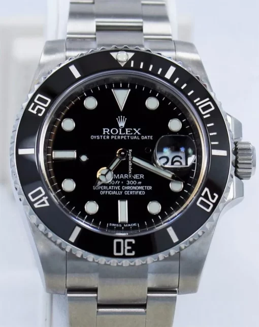 Incredible Fake Rolex Submariner Date 116610 Automatic Movement 40mm Steel Case Mens/unisex Watch - Image 8
