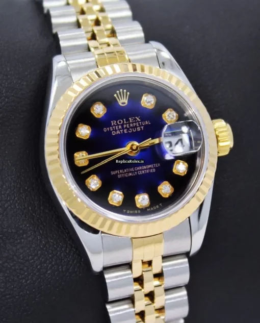 Great Replica Rolex Lady-datejust 69173 Automatic Movement 26x36mm Steel Case Watch - Image 8