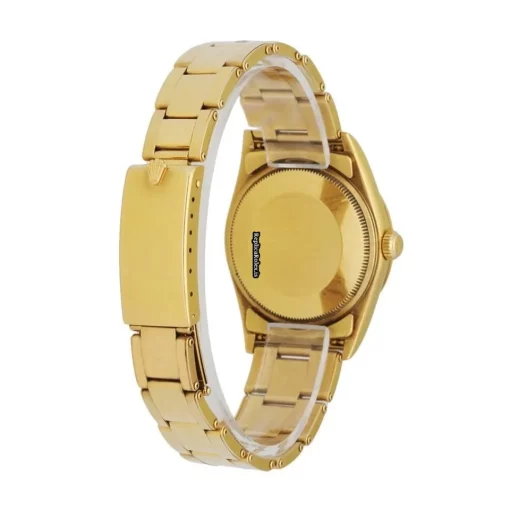 Wonderful Replica Rolex Oyster Perpetual 14208 Automatic Movement 34mm Yellow Gold Case Mens/unisex Watch - Image 4
