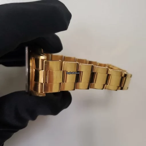 Wonderful Replica Rolex Oyster Perpetual 14208 Automatic Movement 34mm Yellow Gold Case Mens/unisex Watch - Image 8