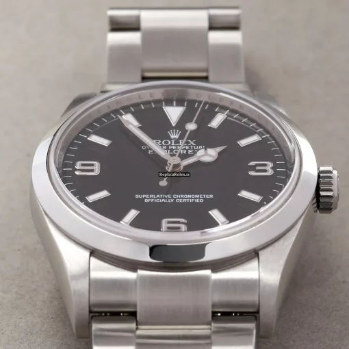 Fabulous Fake Rolex Explorer 114270 Caliber 3130 Automatic Movement 36mm Steel Case Mens/unisex Watch - Image 6