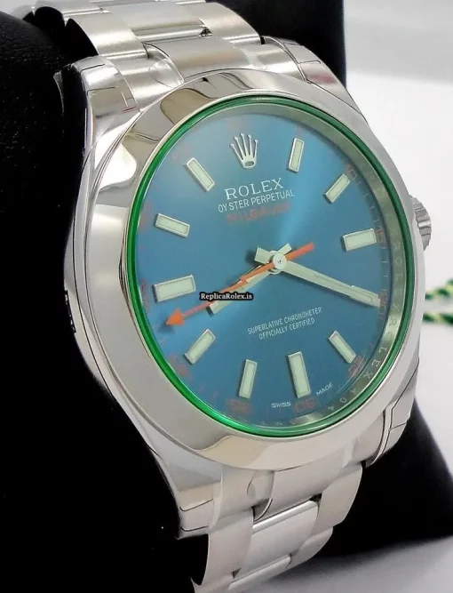 Superb Replica Rolex Milgauss 116400gv Automatic Movement 40mm Steel Case Watch - Image 2