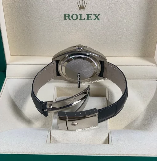 Fine Imitation Rolex Sky-dweller 326139 Caliber 3135 Automatic Movement 42mm White Gold Case Mens/unisex Watch - Image 3