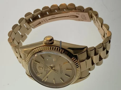 Great Knockoff Rolex Day-date 36 1803 Caliber 1556 Automatic Movement 36mm Yellow Gold Case Mens/unisex Watch - Image 4